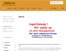 Tablet Screenshot of batavia-moebel.com